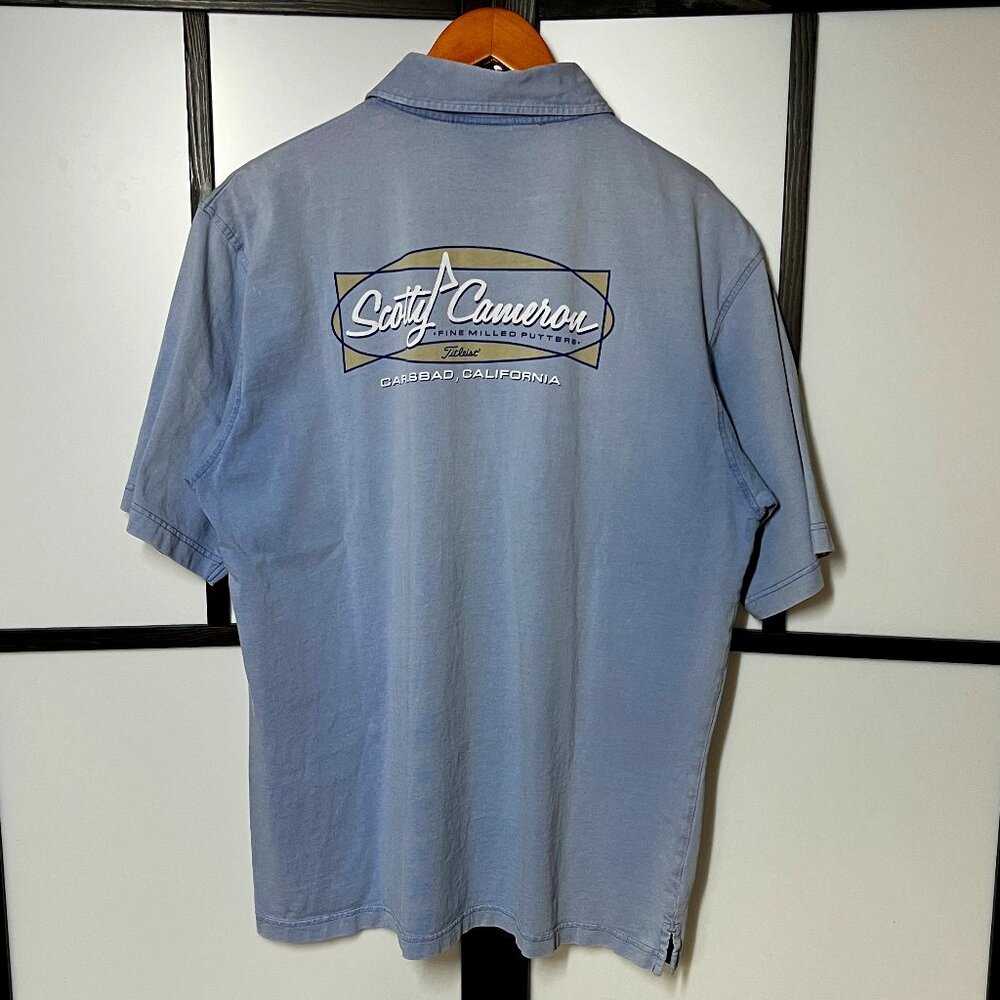Scotty Cameron 7 Point Crown Titleist Fine Milled Putters Golf Polo Shirt